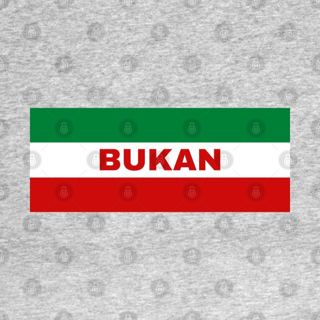 Bukan City in Iranian Flag Colors by aybe7elf